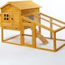 Chicken Coop Hen House Poultry Ark Home Nest Run Coup With Integra... Image 2