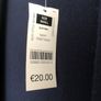 NEW knit long vest size S navy Image 3