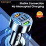 250W Fast Car Charger 3 USB + 2 PD Ports | 5 in 1 Type-C Quick Charger Adapter Image 6