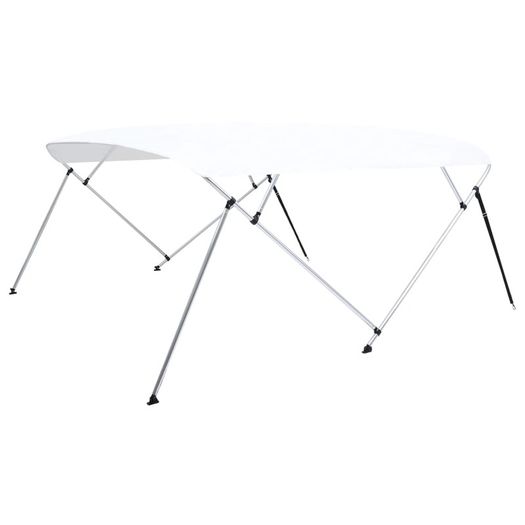 4 Bow Bimini Top White 243x(230-244)x137 cm