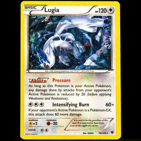 Lugia 78/124 Cracked Ice Promo Holo Rare XY Fates Collide Pokemon Card 2016