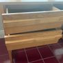 wooden desk with drawers Image 4