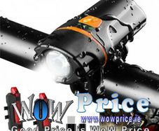 Bike Headlight Front Back light Set USB Rechargeable Bright 800 Lumen