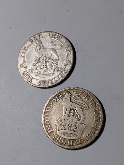 2 Shilling types UK
