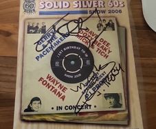 Gerry and the pacemakers signed flyer COA