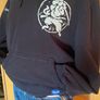 Superdry black hoodie w/ design - size M Image 3
