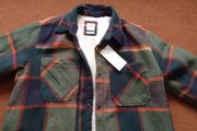 Zara Mens Sherpa Lined Check Jacket - New with Tags