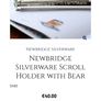 Newbridge silver scroll holder Image 3