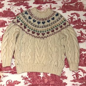 Vintage Icelandic knitwear wool jumper