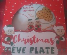 christmas Eve Elf plate