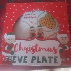 christmas Eve Elf plate