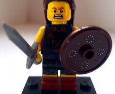 Lego CMF Col06-2: Highland Battler (2012) 100% Complete
