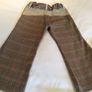 Amazing retro style rockability brown check pants trousers by celebrity favourite designer brand Knuckleheads 4 Image 2
