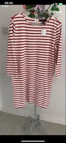 bnwt dress /tunic nautical stripe medium forever 21