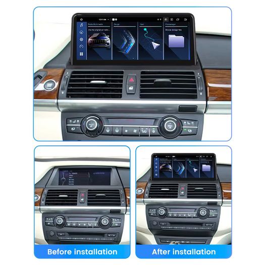 Android Auto Wireless Carplay Car Radio For BMW X5 E70 X6 E71 CCC CIC Intelligent Systems Stereo WIFI Autoradio