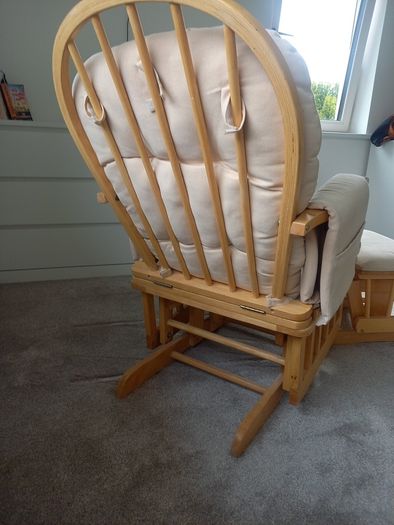 Nursery Chair and Footstool