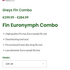 grays fin combo
