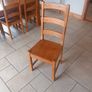Kitchen 1.8 metre dining oak table (8 chairs) Image 3