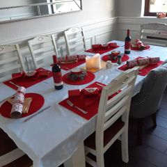 Dining table and chairs