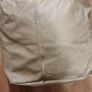 Leather Pouffe, Unstuffed Ottoman Cubic Pouf Cover Image 3