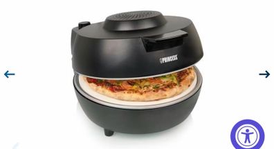 Princess Pizza Oven Pro | Black