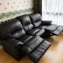 3 Piece leather recliner couch Image 2