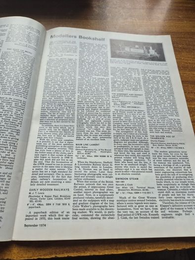 Rare Find: Vintage Railway Modellier Sept 1974
