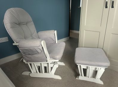 Babylo Brompton Chair Glider & Footstool