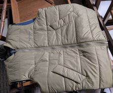 men's gilet small green