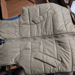 men's gilet small green