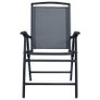 Folding Garden Chairs 2 pcs Texilene Grey Image 8