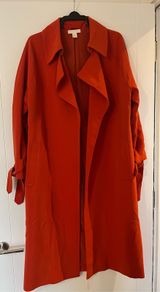 Ladies Coat - H&M Size S - Orange