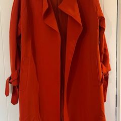 Ladies Coat - H&M Size S - Orange