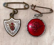 Vintage Catholic Devotional Pins