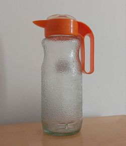 Vintage Sunquick branded glass jug