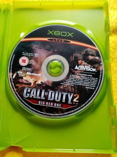 Call of duty 2 Big Red one Xbox Original Games Original Pal version