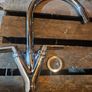 Chrome basin mixer taps Image 4