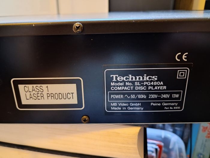 technics pg480a cd player