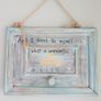 2x wooden home decor Image 2