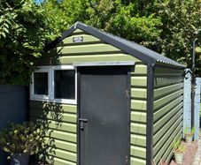 Steel shed