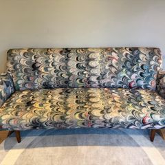 1950's  Vintage Danish Sofa re-upholstered
