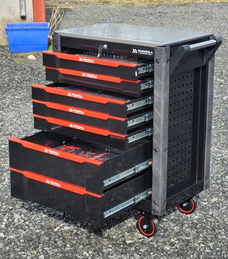Manarola 7 Drawer Stainless Steel Tool Box
