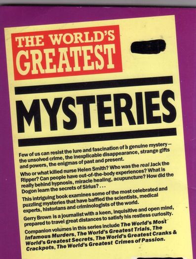 The World's Greatest Mysteries