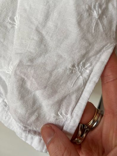 Cotton/linen blouse