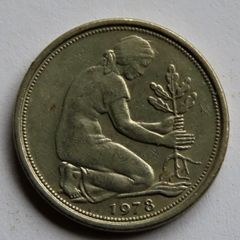 West Germany 1978 Vintage 50 Pfennigs