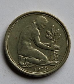 West Germany 1978 Vintage 50 Pfennigs