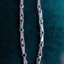 925 Sterling silver fancy link necklace heavy 79.5g Image 2