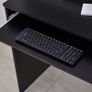 Computer Desk with Sliding Keyboard Tray Storage Drawer Shelf Workstation AVAILABLE IN BLACK AND WHITE (FREE POSTAGE) Image 4