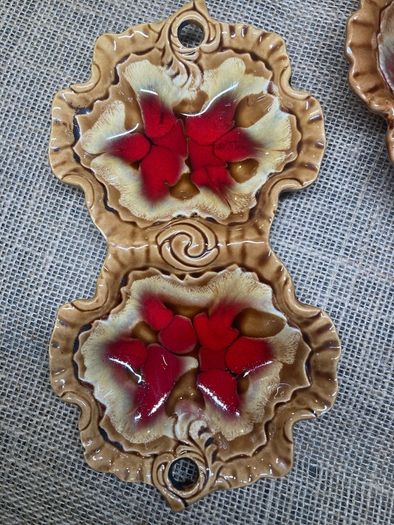 Trio of dishes mid century vibe.