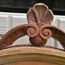 Antique Mirror  Antique Victorian Architectural Walnut Wall Mirror Carved Columns & Finials (92cm x 64cm)  Restoration Project Image 3